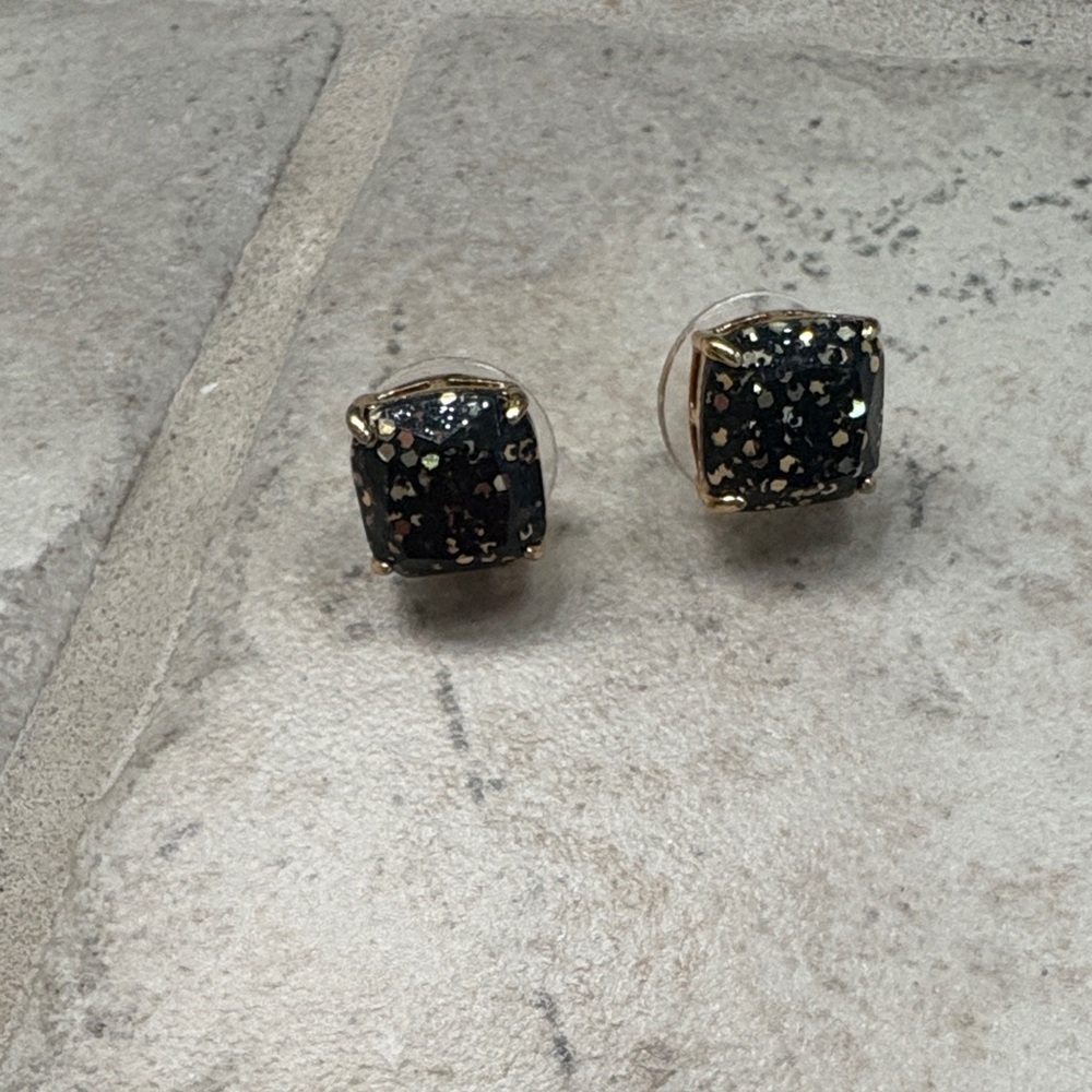 Kate Spade Black and Gold Earrings
